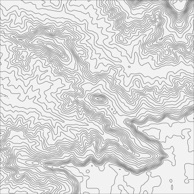 Topografik harita arka plan kavramı ile yer senin kopya için. Topo dağılımı harita arka plan, vektör çizim