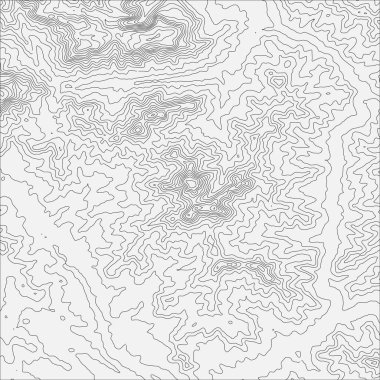 Topografik harita arka plan kavramı ile yer senin kopya için. Topo dağılımı harita arka plan, vektör çizim