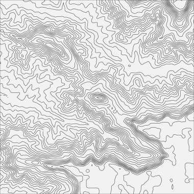 Topografik harita arka plan kavramı ile yer senin kopya için. Topo dağılımı harita arka plan, vektör çizim