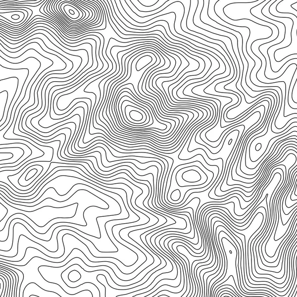 De achtergrond van de topografische kaart met ruimte voor de kopie. Lijn topografie kaart contour achtergrond, geografische raster abstract vectorillustratie. Abstracte geometrische lijnen . — Stockvector