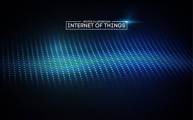 Nesnelerin interneti. Teknoloji arka planı EPS 10