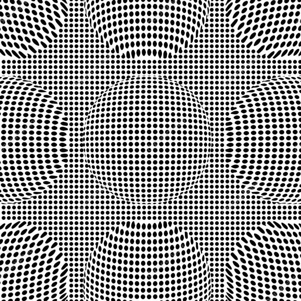 Optical illusion lines background. Abstract 3d black and white illusions. Conceptual design of optical illusion vector. EPS 10 Vector illustration