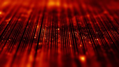 Soyut Kırmızı Geometrik Arkaplan. Bağlantı yapısı. Bilim geçmişi. Gelecekçi Teknoloji HUD elementi. Noktalar ve çizgiler birleşiyor. parçacıklı dijital arkaplan .