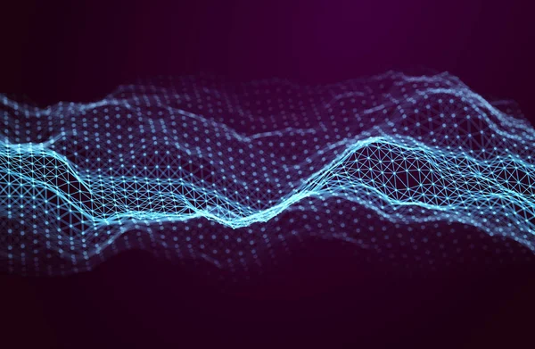 Soyut müzik arka plan mavisi. Müzik için eşitleyici, müzik dalgaları ile ses dalgalarını gösterme, müzik arkaplan eşitleyici vektör kavramı.