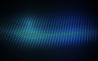 EPS 10. 4ir dördüncü Sanayi Devrimi ile blockchain teknoloji ağ. Veri teknolojisi soyut fütüristik illüstrasyon. Düşük Poli noktalar ve çizgiler koyu arka plan üzerinde bağlanma şekli. 3D