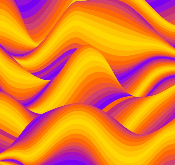 向量 Epps 10。五颜六色的波浪背景数字。色彩艺术质感的设计。形状背景摘要手册封面. — 图库矢量图片