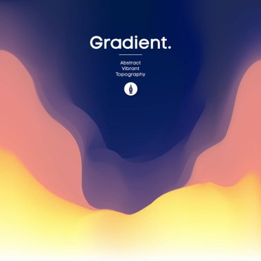 Sıvı degrade arka plan tasarımı. Fütüristik sıvı soyut renkli duvar kağıdı. EPS 10