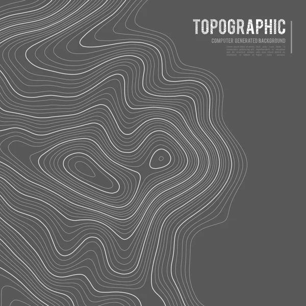 Gri, vektör topografisini belirler. Coğrafi dağ topoğrafyası vektör çizimi. Topografik doku. Arazi vektör alanı haritası. Yükseklik grafiği yükseklik çizgileri. Topografik harita