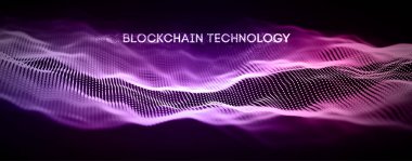 Zincirleme teknoloji geçmişi. Kripto para birimi fintech engelleme ağı ve programlama konsepti. Soyut Segwit.