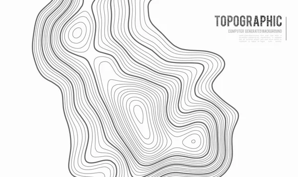 Contorno gris topografía vectorial. Ilustración vectorial de topografía de montaña geográfica. Textura de patrón topográfico. Mapa en terreno de vectores terrestres. Líneas de altura del contorno gráfico de elevación. Mapa topográfico — Vector de stock