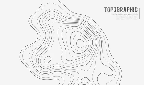 Grey contours vector topography. Geographic mountain topography vector illustration. Topographic pattern texture. Map on land vector terrain. Elevation graphic contour height lines. Topographic map — Stock Vector