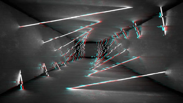 Fond d'écran statique analogique. Résumé pixel bruit bug erreur dommage vidéo. Conception Vhs glitch . — Photo