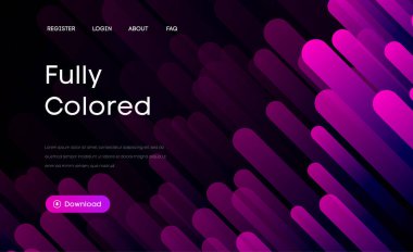 Mor gradyan geometrik arkaplan düzlem şablon arkaplanı. Modern tarz gelecek poster şablonu. Geometrik şekilli grafik tasarım elemanı. Modern şablon vektör tasarımı. EPS 10.