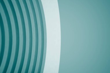 3d mavi Modern Bina Kavramı arkaplanı