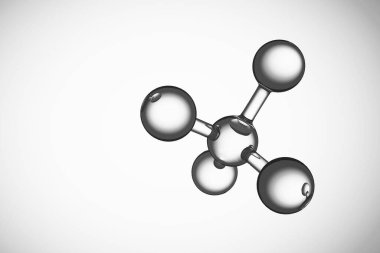 Soyut arkaplan. X kromozomlu DNA molekülü