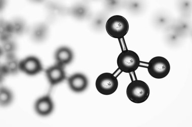 Soyut arkaplan. X kromozomlu DNA molekülü