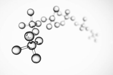 Soyut arkaplan. X kromozomlu DNA molekülü