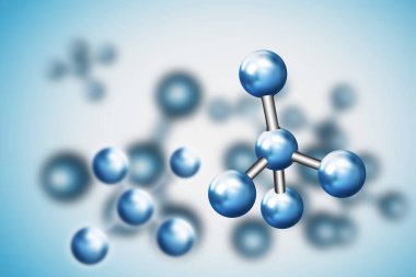 Soyut arkaplan. X kromozomlu DNA molekülü