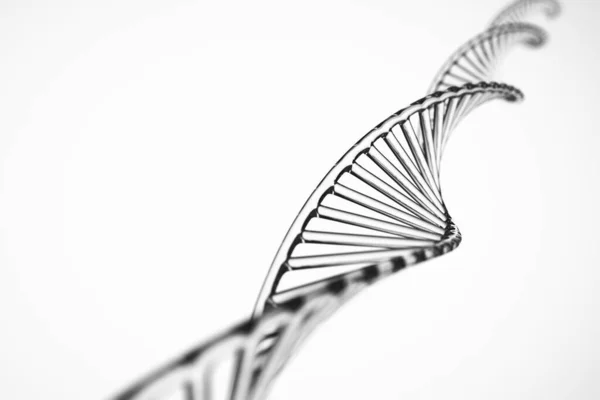 Abstrakcyjne tło. Cząsteczka DNA z chromosomami X — Zdjęcie stockowe