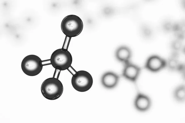 Abstraktní pozadí. Molekula DNA s chromozomy X — Stock fotografie