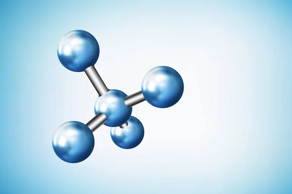 Sfondo astratto. Molecola di DNA con cromosomi X — Vettoriale Stock