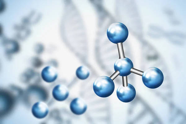 Contexte abstrait. Molécule d'ADN avec chromosomes X — Image vectorielle