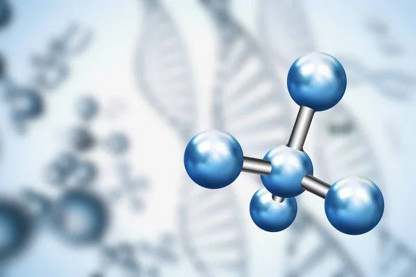 Contexte abstrait. Molécule d'ADN avec chromosomes X — Image vectorielle