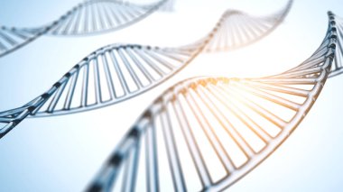 Soyut arkaplan. X kromozomlu DNA molekülü