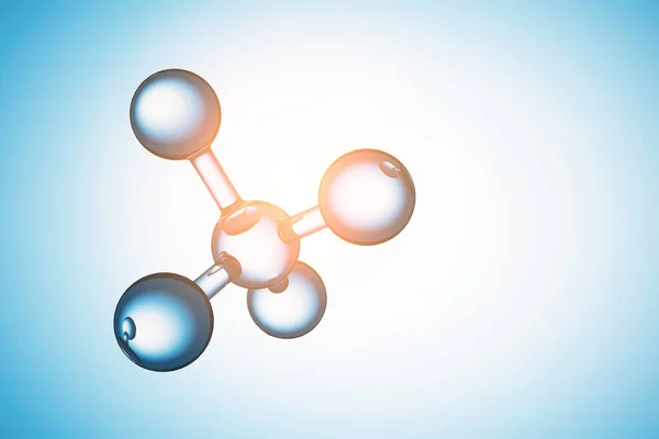 Abstrakcyjne tło. Cząsteczka DNA z chromosomami X — Zdjęcie stockowe