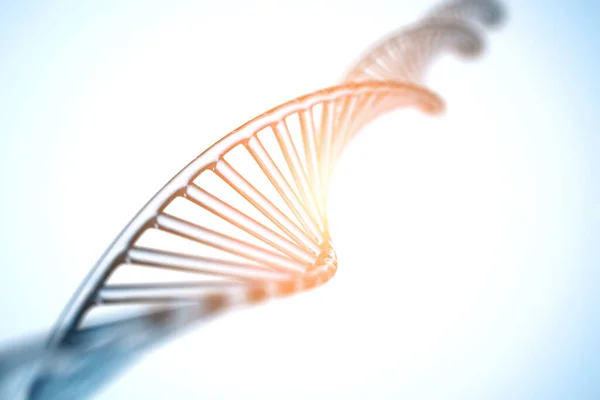 Abstrakter Hintergrund. DNA-Molekül mit X-Chromosomen — Stockfoto