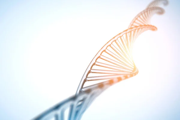 Abstrakter Hintergrund. DNA-Molekül mit X-Chromosomen — Stockfoto