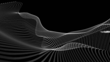 Modern siyah teknoloji arka plan 3D görüntüleme. Soyut bilim fütüristik kavram geçmişi. Ağ siber teknoloji kavramı.