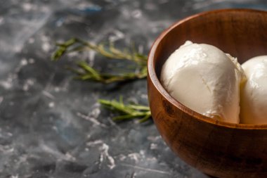 Mascarpone peyniri. Yumuşak peynir.