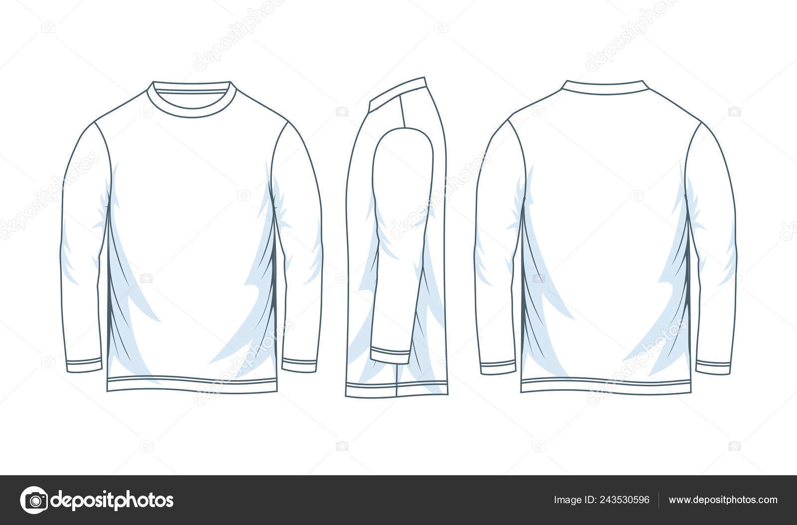 long sleeve template