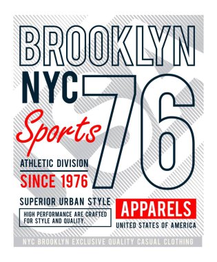 Kentsel denim tipografi sloganı, t-shirt ve giyim için. Vektör çizimleri