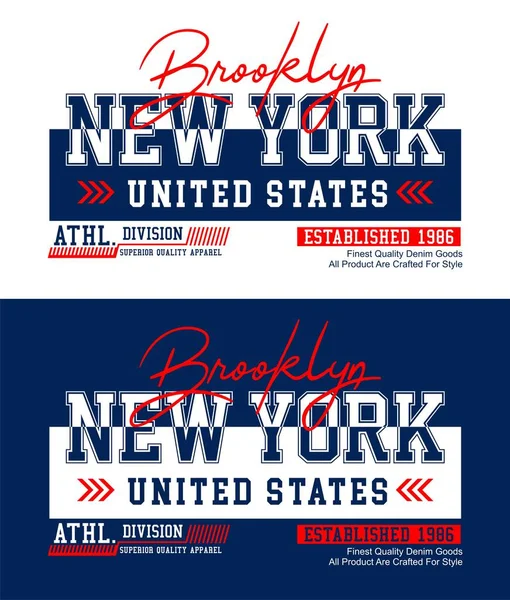 Kentsel denim Tipografi sloganı. Yarış bayrağı ile T-shirt grafik. Vektör çizimleri