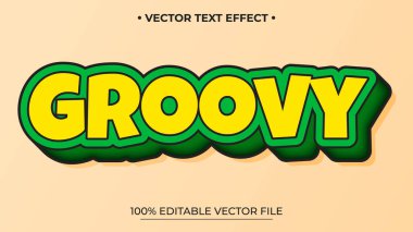 Sarı ve Yeşil Renkli Düzenlenebilir Metin Efekti