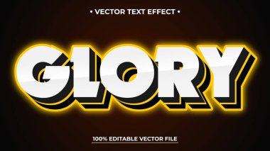 Parlak İhtişam: Sarı Taslak ve Siyah Şameli Cesur Beyaz Metin