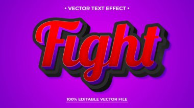 Mor Arkaplandaki Gölge ile Cesur Kırmızı Savaş Metni Efekti