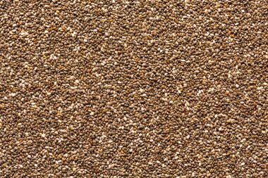 Tam kare resmi arka planı, görünümü hemen üstüne Chia tohum