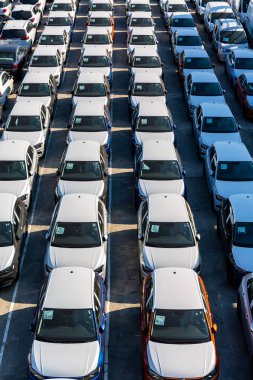 Otomobil nakliye ve ihracat için hazır 