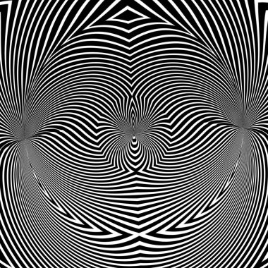 Optik art. Optik illüzyon arka plan. Modern geometrik arka plan. Sarma, kumaş, arka plan, arka planında, baskılar, duvar kağıdı için tasarım afiş