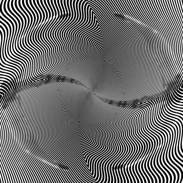 光学艺术 光学错觉背景 现代几何背景 印刷品 横幅设计 — 图库照片