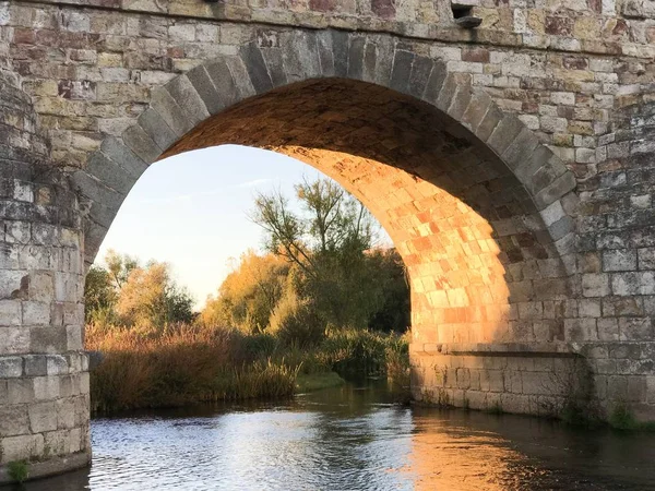 Old Stone Bridge Spanyolország — Stock Fotó