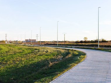 Salamanca yol ve Doğa manzara, İspanya
