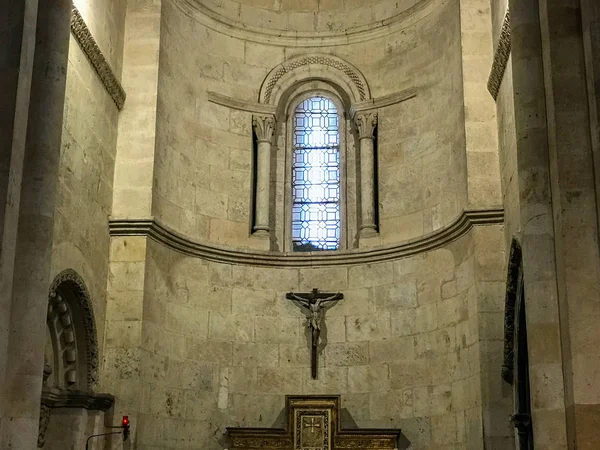 歴史的な大聖堂のインテリア サラマンカ スペイン — ストック写真