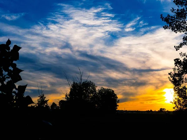 Wunderschöne Landschaft Bei Sonnenuntergang Spanien Natur — Stockfoto