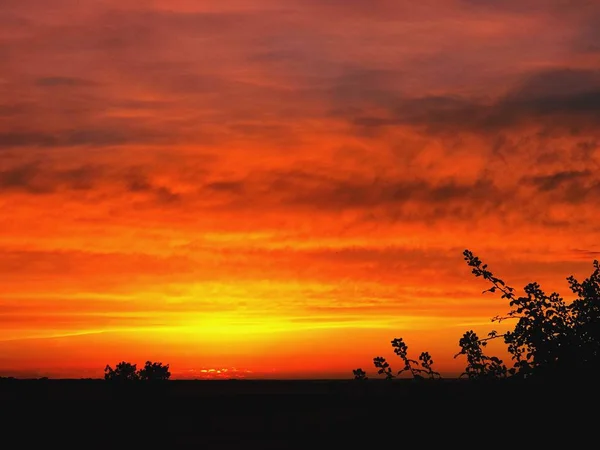 Wunderschöne Landschaft Bei Sonnenuntergang Spanien Natur — Stockfoto