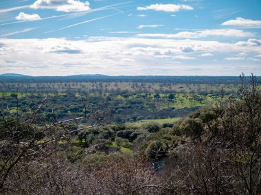 Kırsal, İspanya'da güzel manzara 