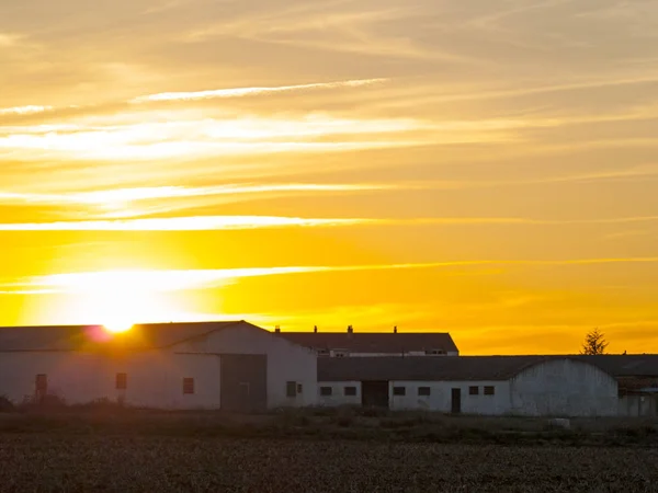 Bela Paisagem Pôr Sol Espanha Natureza — Fotografia de Stock